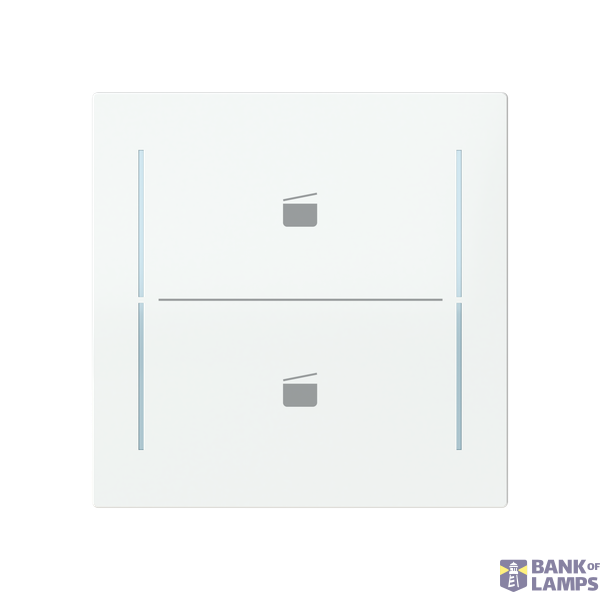 LFST/A.2.70.1-44G Cover plate with legend with Symbol "scene" studio white - Trevion® image 1