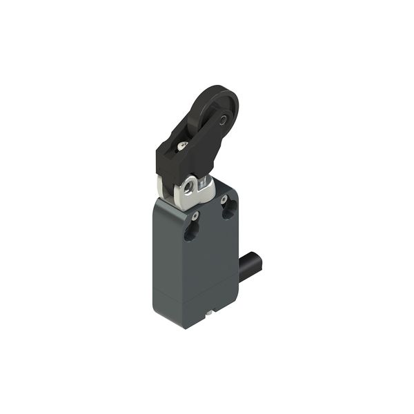 Modular prewired switch with adjustable offset roller lever image 1