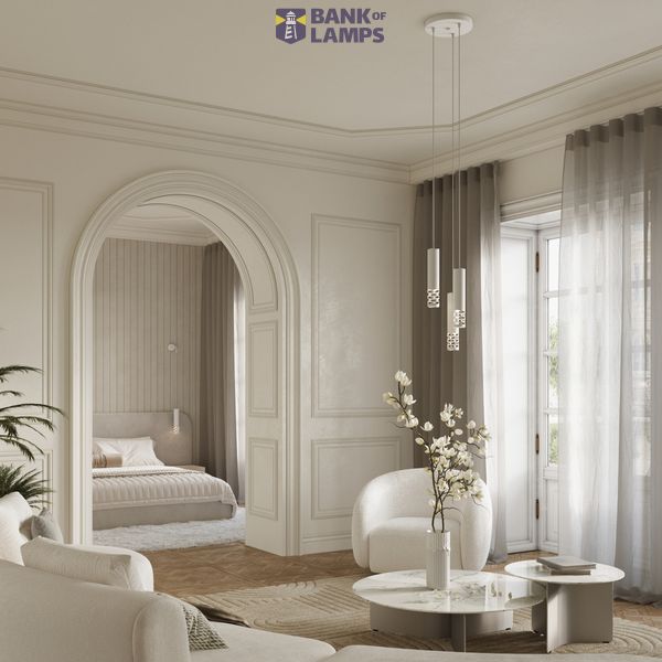 Pendant lamp LIRO 2 white image 9