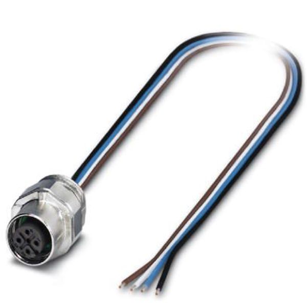 SACC-EC-FS-4CON-M16/1,0 SCO - Device connector front mounting image 1