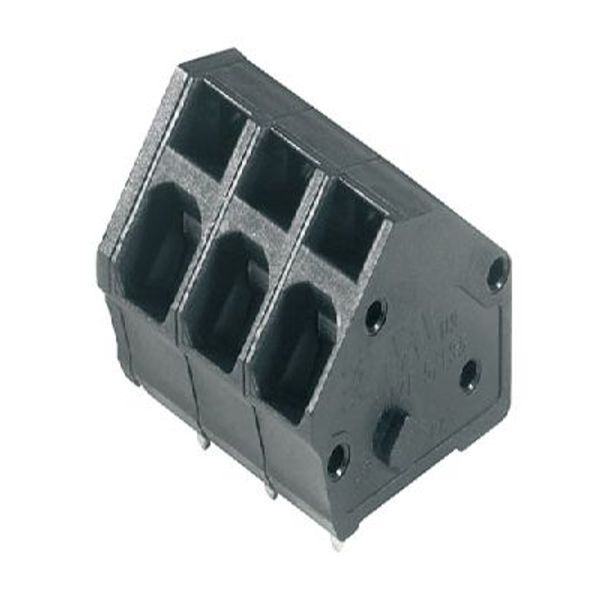 Printed circuit board terminals, 5.00 mm, Number of poles: 14, 135°, Solder pin length (l): 3.5 mm, tinned, black, Tension-clamp connection, Clamping range, max. : 2.5 mm², Box image 1