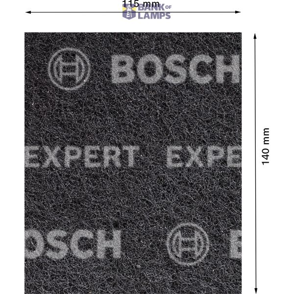 EXPERT N880 Fleece Pad for Handsanding 115 x 140 mm, Medium S, 2-pc image 2