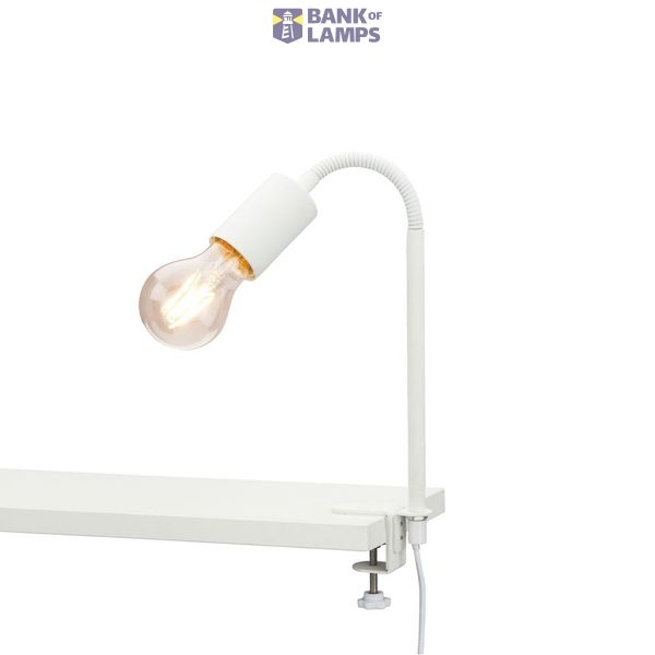 Clamp light, white, 1xLE27 / max. 10W excl. image 1