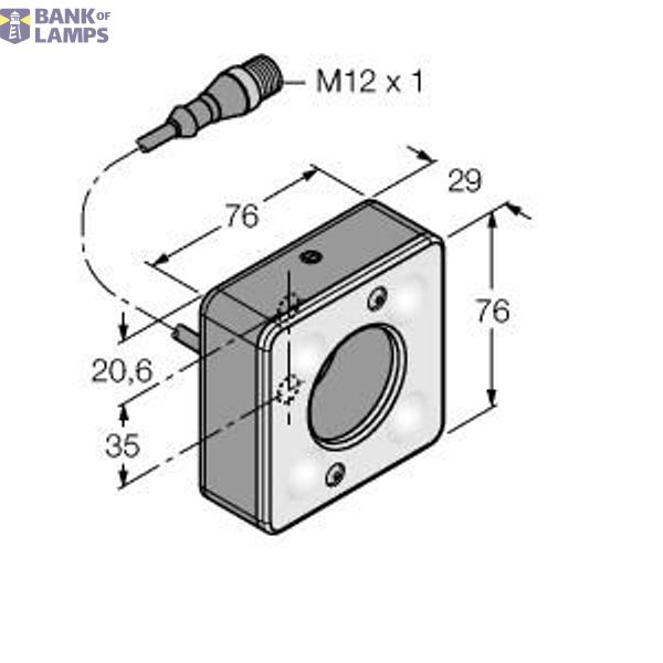 Vision System ring light   LEDUV395R70XD5-PQ image 1