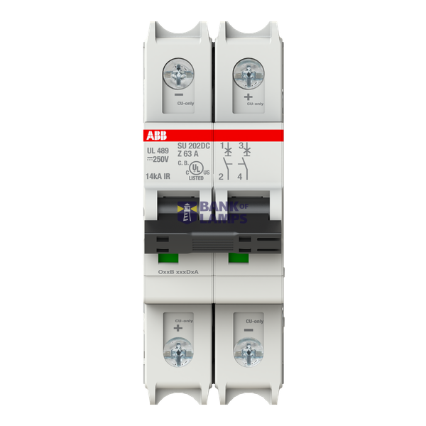 SU202DC-Z63 Miniature Circuit Breaker image 1