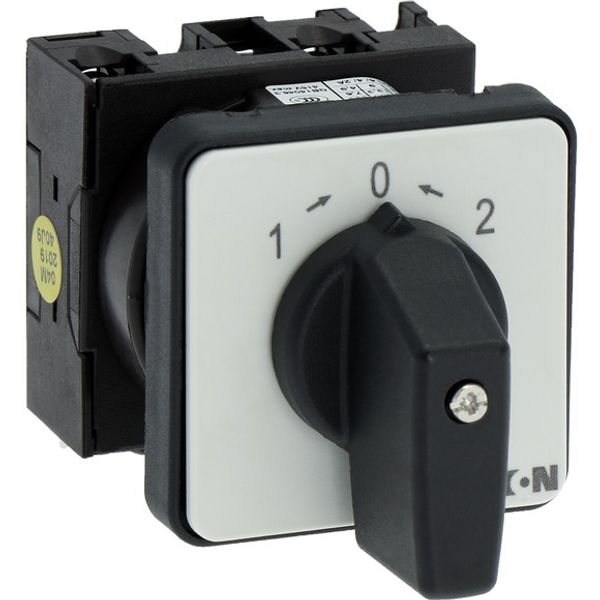 T0-1-8214/E Changeoverswitches, T0, 20 A, flush mounting, 1 contact unit(s), Contacts: 2, 45 °, momentary, With 0 (Off) position, with spring-return from both dir image 7