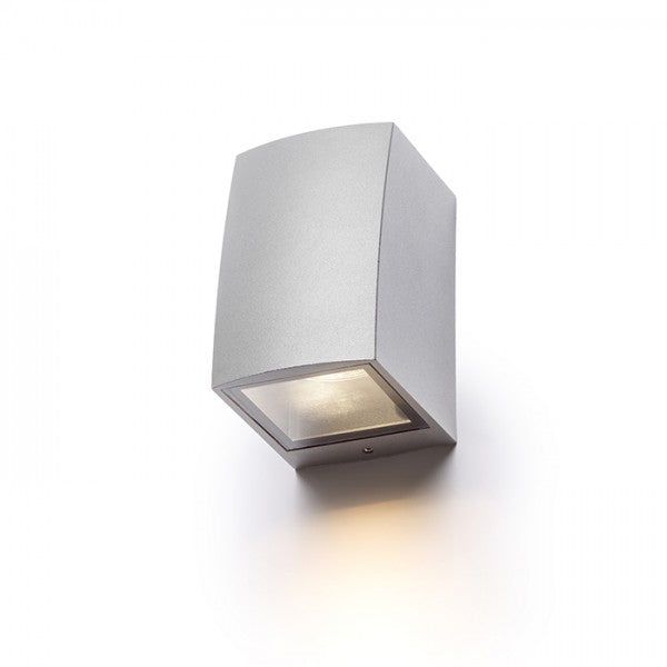SELMA wall silver grey 230V LED GU10 8W IP54 image 1