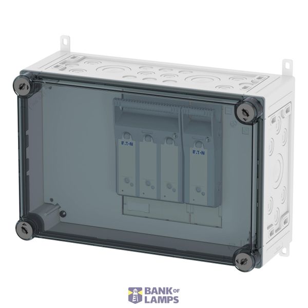 NH individual enclosure 1x XNH00, 3-pole+1-pole, incl. finger-protecti image 1