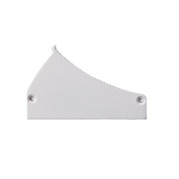 Terminal without hole for AP, white color, right side 1pc image 1