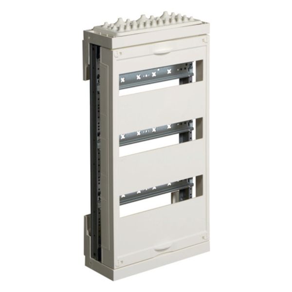 Retrofit panel, universZ, 1 empty 3-row distribution panel, with N/PE plug-in terminal image 1