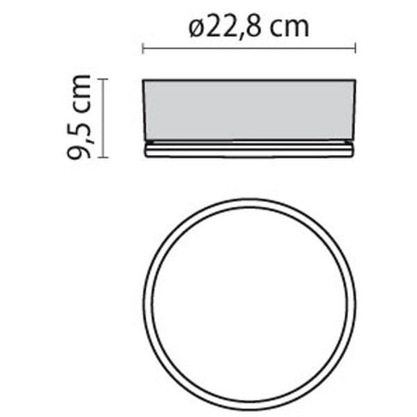 DROP 22 LED SMD 11W 3000K BLACK image 5
