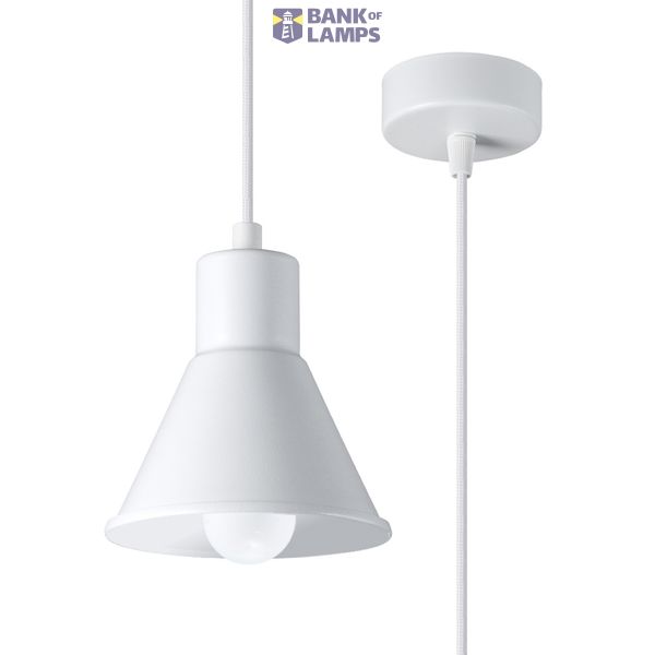HANGING LAMP TALEJA 1 WHITE E27 1X60W IP20 image 2
