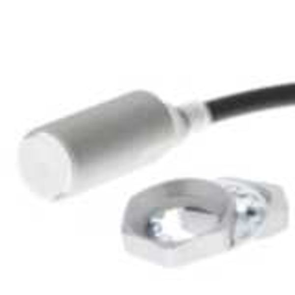 Proximity sensor, inductive, brass-nickel, Spatter-coating, M18, shiel E2E 8502C image 2