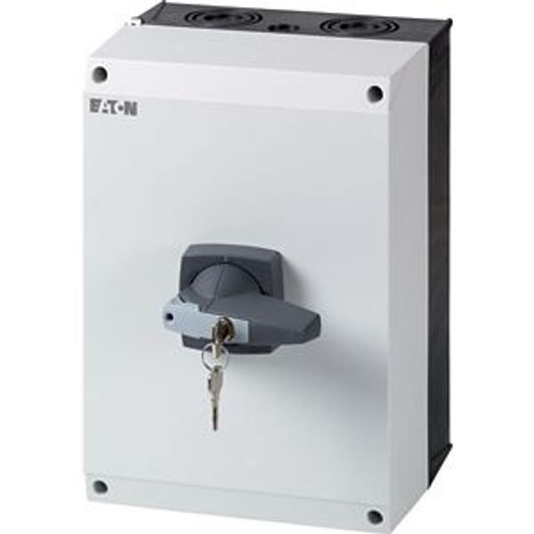 DMM-125/3N/I5/C-G Switch-disconnector, DMM, 125 A, 3P + N (solid), with grey knob, cylinder lock, in CI-K5 enclosure image 2