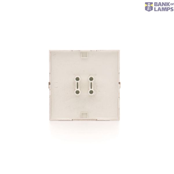 Double button for switches and push buttons, champagne matt image 1