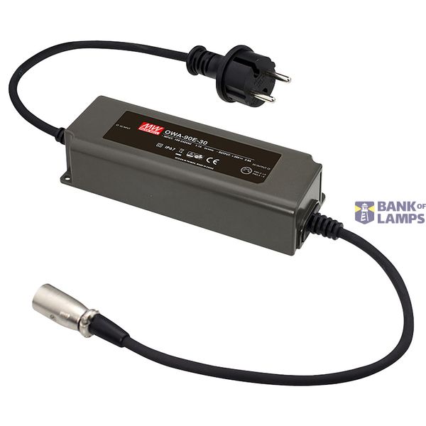 OWA-90E-30 Switching power supply, external 90W, 30V, 3A IP67, MEAN WELL image 1