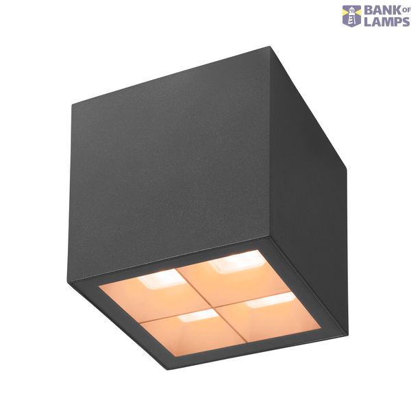 S-CUBE, ceiling-mounted light, 2700/3000K, 15W, PHASE, 80°, anthracite image 2