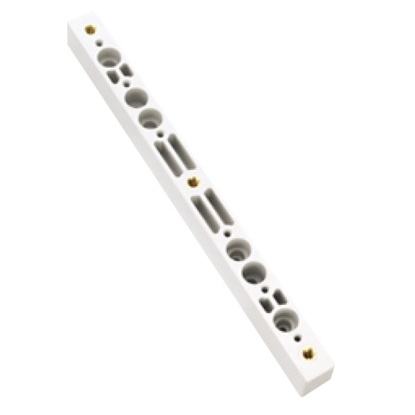 Busbar support 3-pole for drilled busbars 60 - 120 x 10mmý, (The price is shown without markup on metals. Request a quote for accurate information) image 1