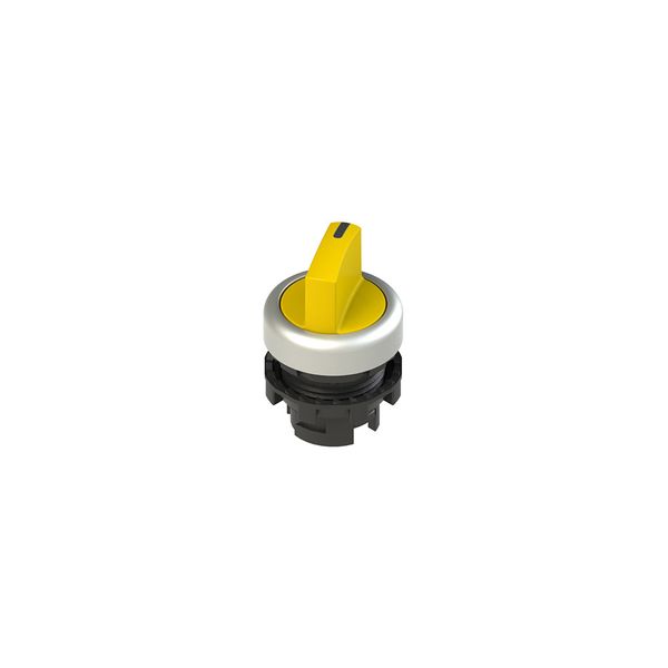 Illuminated short handle selector, 2 positions yellow with marking image 2
