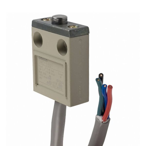 Compact enclosed limit switch, sealed pin plunger, 5 A 250 VAC, 4 A 30 D4CN1231D image 1