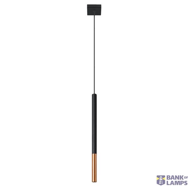 HANGING LAMP MOSAIC 1 BLACK/COPPER G9 1X40W IP20 image 7