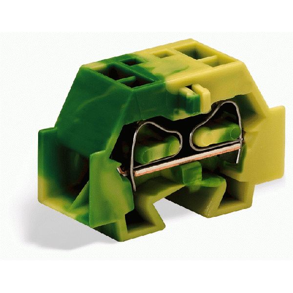 4-conductor terminal block without push-buttons with snap-in mounting image 3
