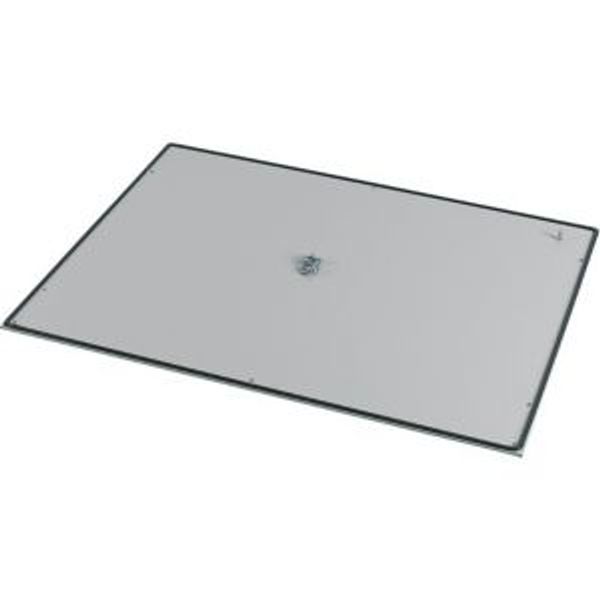XLST5A858 Bottom-/top plate, closed Aluminum, for WxD = 850 x 800mm, IP55, grey image 4