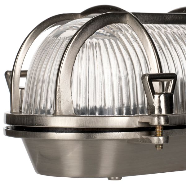 Bulkhead AHOI E27 Alu Nickel Oval IP64 image 3