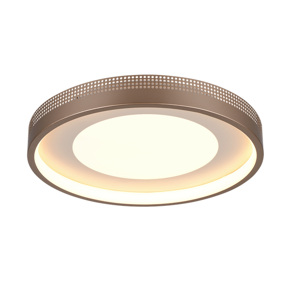 Solea LED ceiling lamp 40 cm coffee image 1