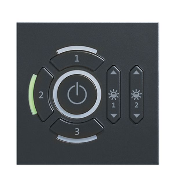 ED-CCB 01/02/03 b+c - Control point, square-edge anthracite image 1