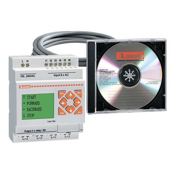 LRD starter kit complete with LRD12RD024 base module, LRXSW software and LRXC00 cable image 1