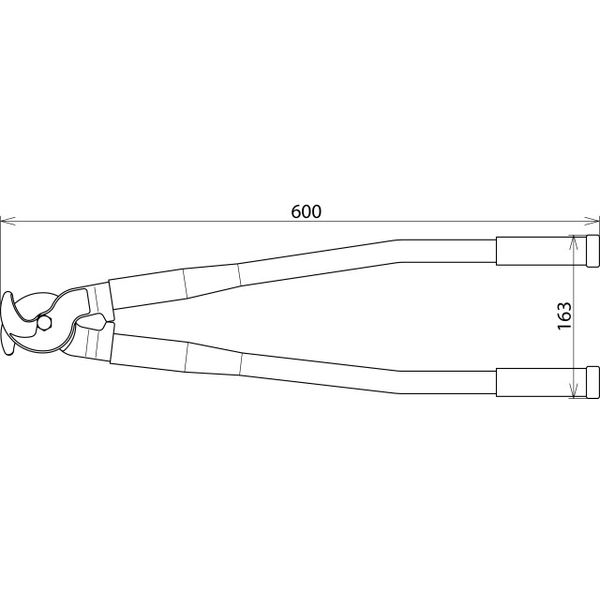 HVI cutter cable shears for HVI/CUI Conductors up to  D 32mm image 2