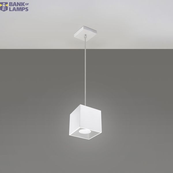 HANGING LAMP QUAD 1 WHITE GU10 1X40W IP20 image 4