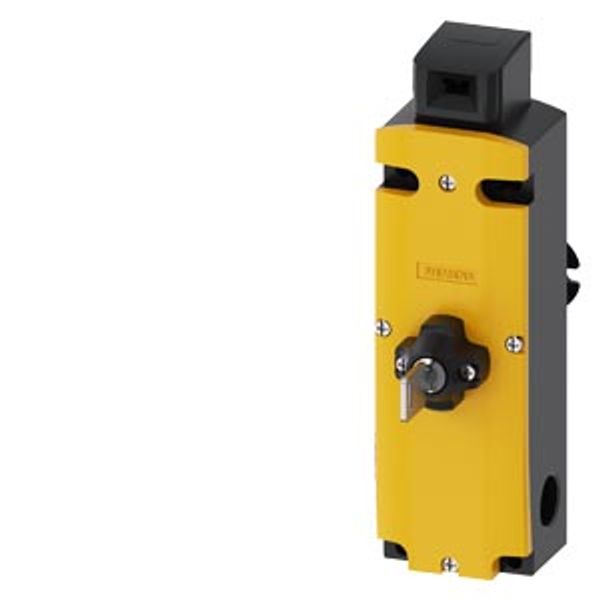 Safety position switch with tumbler Locking force 1300 N 5 directions of approaches Spring-locked Escape image 1