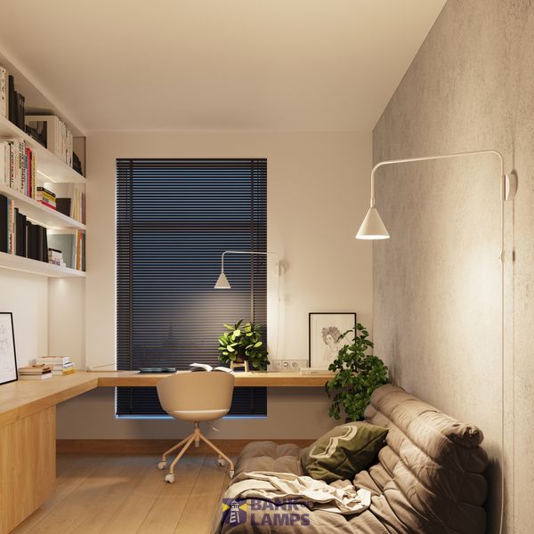 Wall lamp NOX white image 9