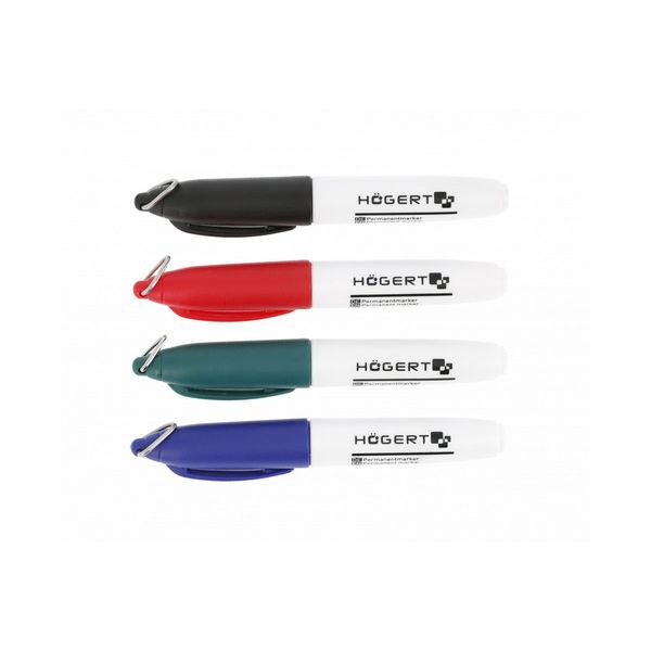 HOEGERT Permanent marker, colour mix 80 pcs image 1