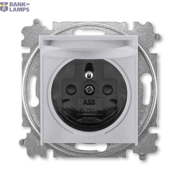 5519H-A02397 70 Socket Outlets with Hinged Lid titanium - Levit image 1