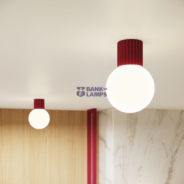 Ceiling lamp HALO burgundy image 9