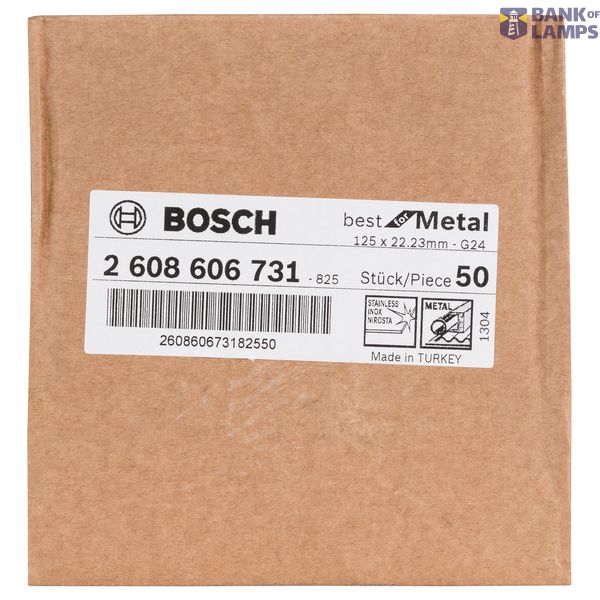 Fibre sanding disc R574, Best for Metal D= 125 mm; K= 24 image 2