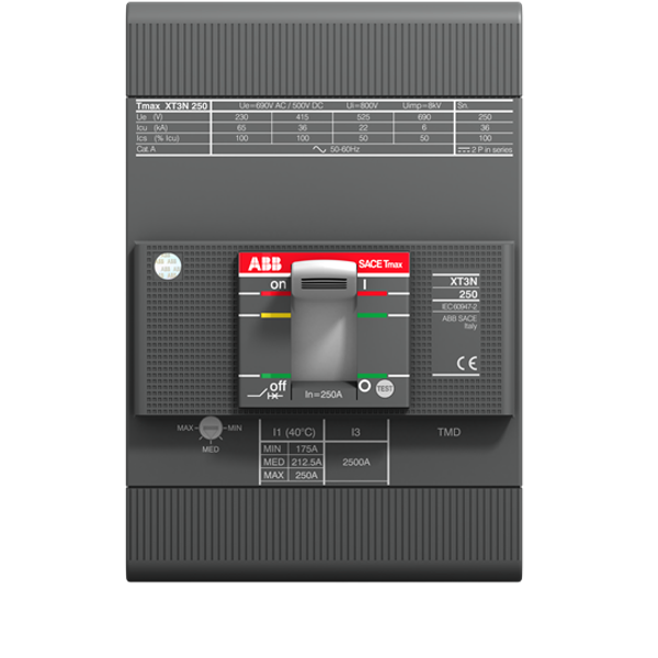 XT3S 250 TMD 200-2000 3p F F image 1