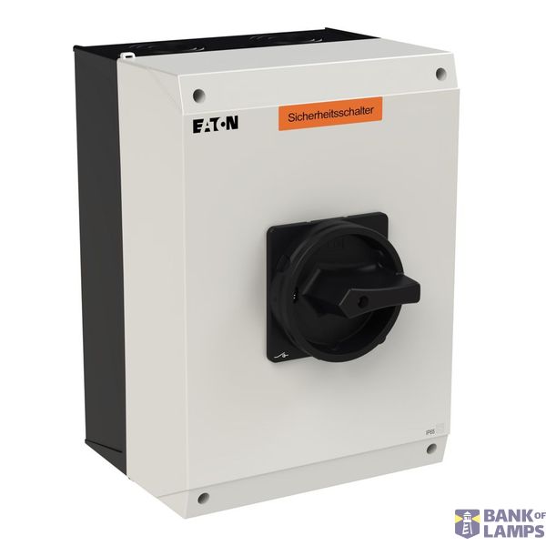P3 Insulated enclosure, 80 A,Surface mounting, 3 pole, Form I5-SI, Bla image 4
