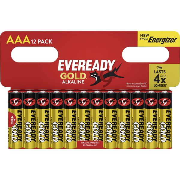 EVEREADY Gold Alkaline LR03 AAA BL12 image 1