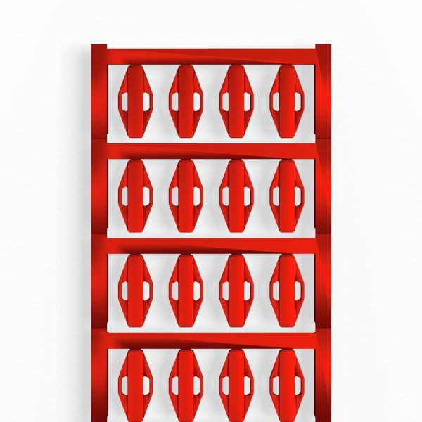 SlimFix X, Conductor and cable markers, 7 - 40 mm, 23 x 10 mm, red image 1