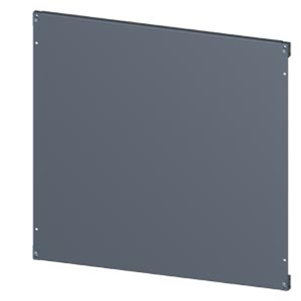 SIVACON, mounting plate, mounting with bracket, H: 800 mm, W: 900 mm, zinc-plated The SIVACON image 1