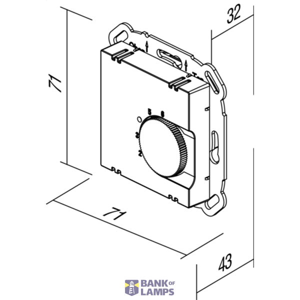 THERMOSTAT HEATING 10A 230V~ TI XO 4438510 image 4