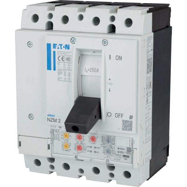 NZMH2-4-VX250-T NZM2 PXR20 circuit breaker, 250A, 4p, Screw terminal, earth-fault protection image 17