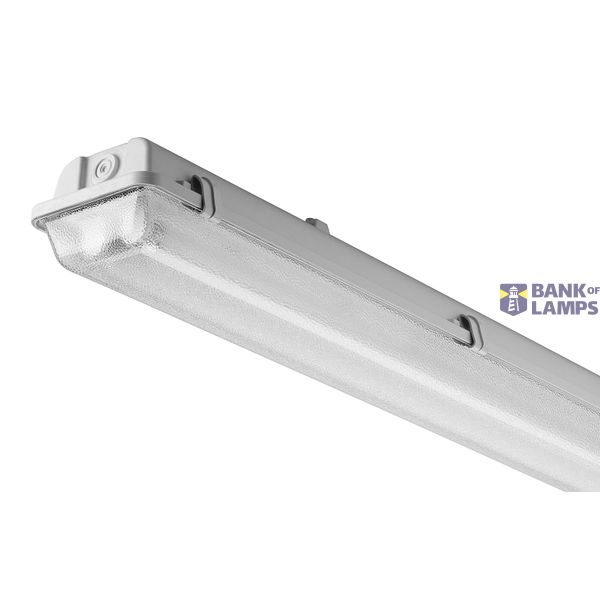 PACE, T8, 2x58W, ECG, IP65, moisture-proof, grey image 1
