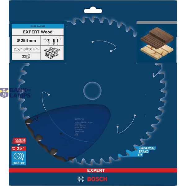 Expert for Wood, 254 x 30mm, T22 image 2