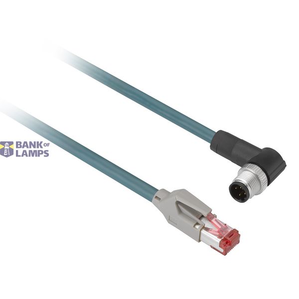 Cable Jumper straight M12 8-pin Male, straight M12 8-pin Female, PUR c image 28