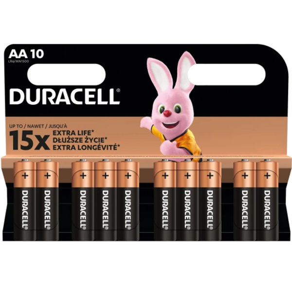 DURACELL Basic MN1500 LR6 AA BL10 image 1
